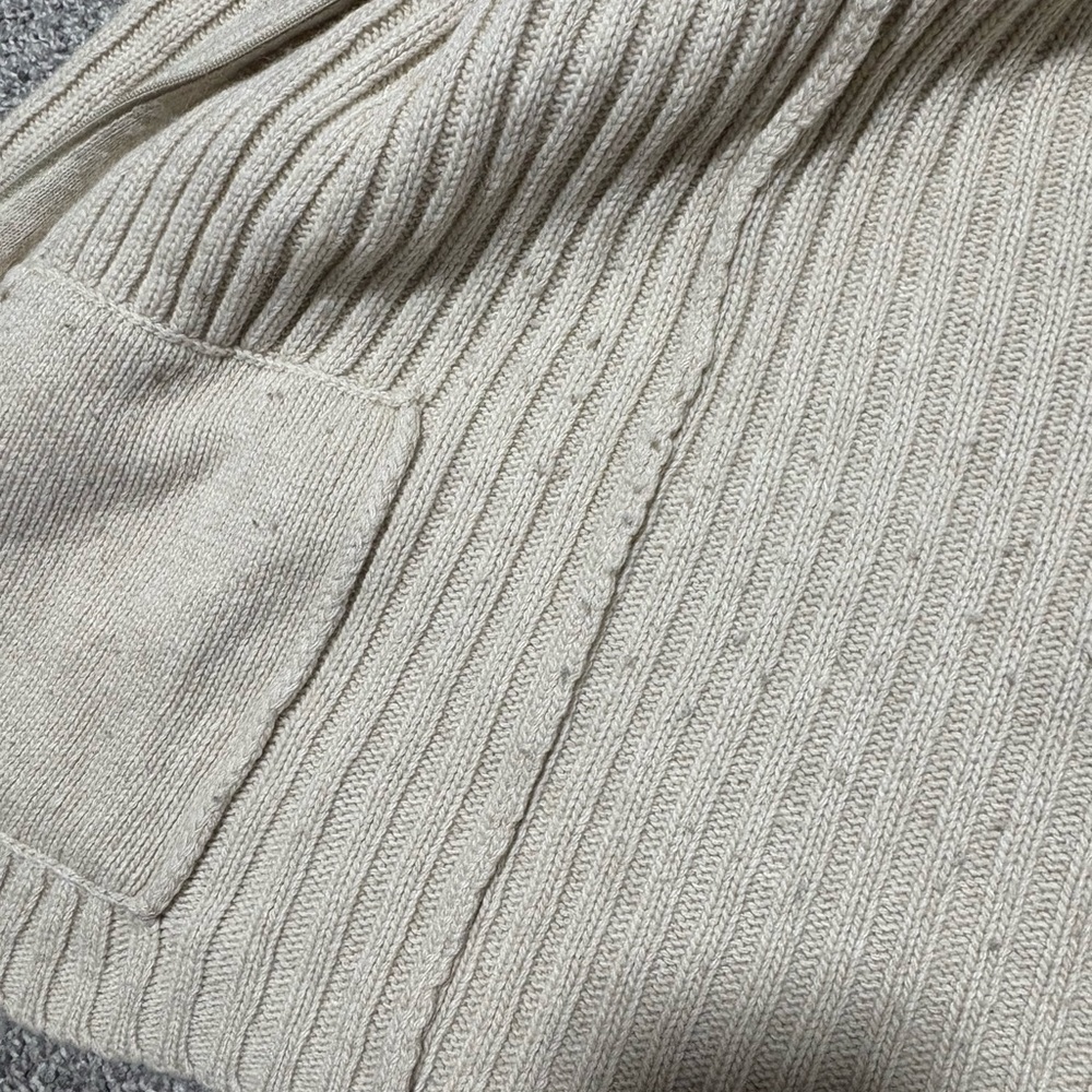 MaxMara Ribbed Full Zip Cashmere‎ & Wool Winter Fall Sweater Women's Size Medium - Picture 11 of 12